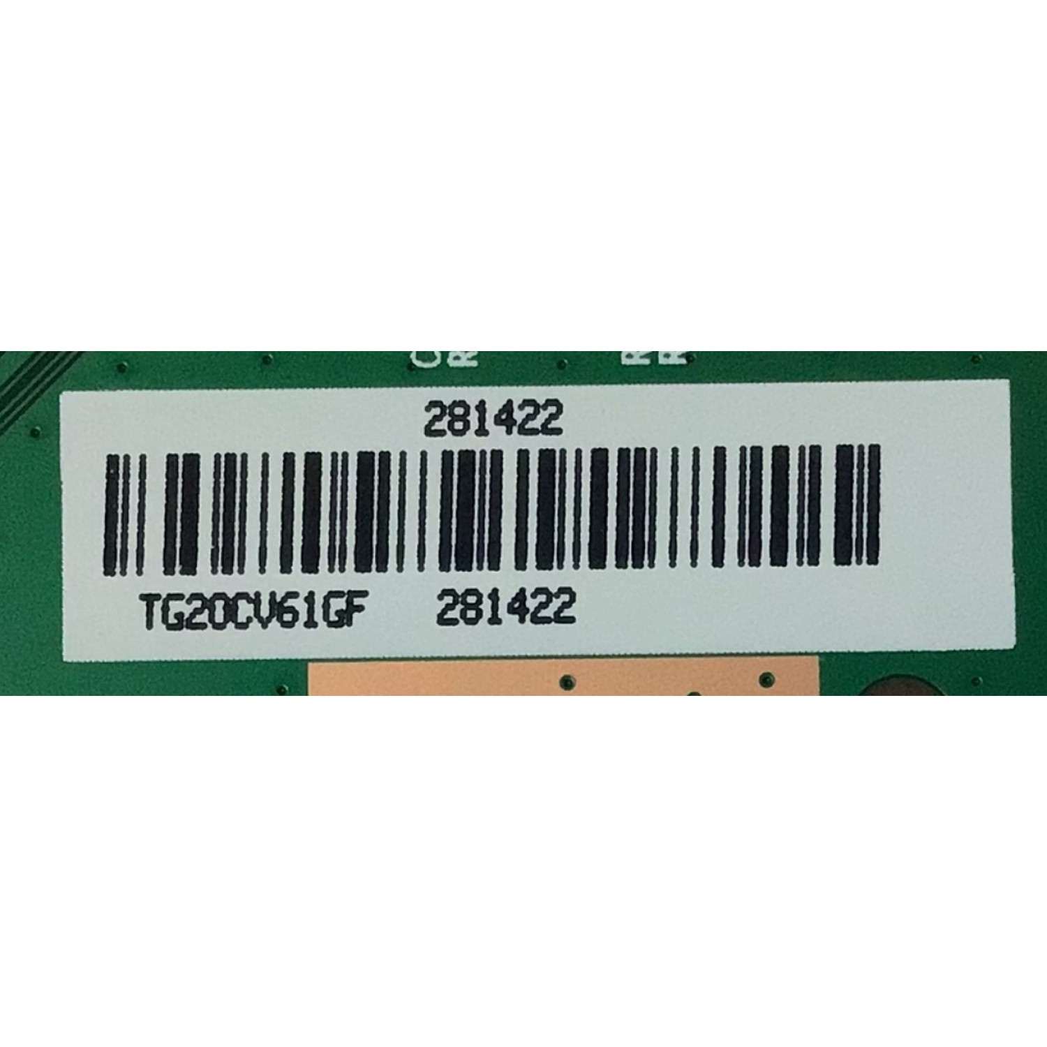 T-CON PARA TV HISENSE NUMERO DE PARTE 281422 / RSAG7.820.10545/ROH / 281422 / TG20CV61GF / PANEL HD425Y1U71-T0L2\S0\GM\ROH / MODELO 43A6G 43A53FUA  / 43A6G - Imagen 2